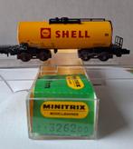 Minitrix diverse wagons en kruising 30°, Gebruikt, Gelijkstroom, Trix, Wagon