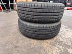 2x gebruikte Hankook 1856015 185-60-15 18560r15 zomer, Auto-onderdelen, Banden en Velgen, Gebruikt, 15 inch, Band(en), Personenwagen
