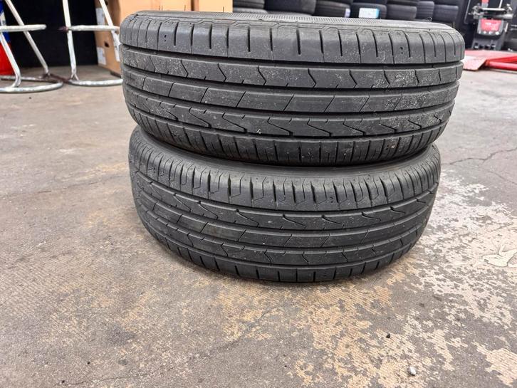 2x gebruikte Hankook 1856015 185-60-15 18560r15 zomer, Auto-onderdelen, Banden en Velgen, Band(en), Zomerbanden, 15 inch, 185 mm
