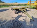 6 meter plattewagen hooiwagen met kenteken, Zakelijke goederen, Agrarisch | Werktuigen, Ophalen, Transport, -, Veehouderij