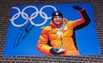 Foto Sven Kramer met handtekening (print) # Schaatsen, Verzenden, Nieuw, Overige sporten, Overige typen