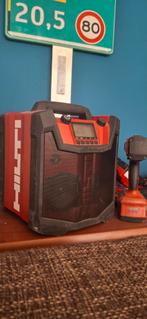 HILTI bouwradio evt met 3 accu's, Ophalen of Verzenden, Zo goed als nieuw