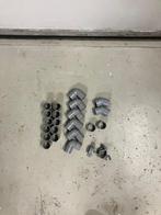 PVC hulpstukken 32 mm . Restant verbouwing, Doe-het-zelf en Verbouw, Buizen en Afvoer, Bochten, Pvc, Nieuw, Ophalen of Verzenden
