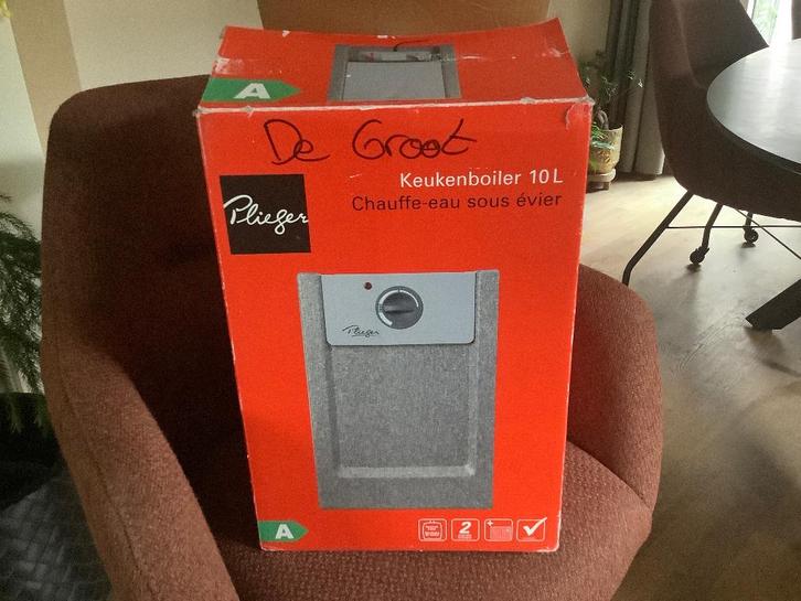 Plieger 10 liter keukenboiler nieuw, Doe-het-zelf en Verbouw, Geisers en Boilers, Nieuw, Boiler, Minder dan 20 liter, Minder dan 3 jaar oud