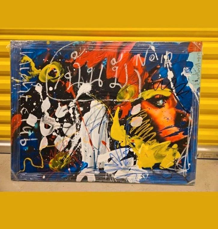 Peter Klashorst - Night Club Noir, Antiek en Kunst, Kunst | Schilderijen | Modern, Ophalen of Verzenden