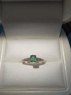 14k Witgouden Ring met Zeldzame Alexandriet, Nieuw, Ophalen of Verzenden, Kleiner dan 17, Dame