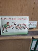 GUINNESS BEER -234- "GUINNESS FOR STRENGTH ", Ophalen, Nieuw, Reclamebord, Plaat of Schild, Overige merken