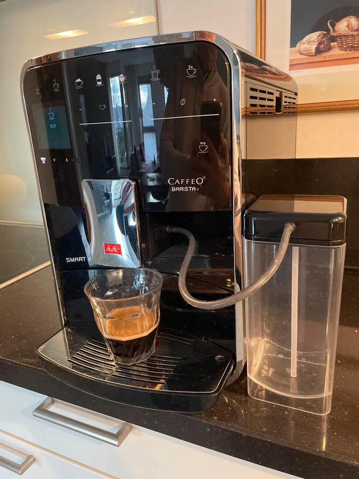 Melitta Caffeo Barista Smart - Goede Staat!, Witgoed en Apparatuur, Koffiezetapparaten, Gebruikt, Koffiebonen, Koffiemachine, 2 tot 4 kopjes