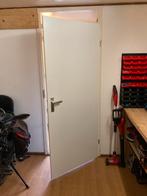 Binnendeur opdek 85x202 cm rechtsdraaiend, Doe-het-zelf en Verbouw, Deuren en Horren, Ophalen, Gebruikt, 80 tot 100 cm, Binnendeur