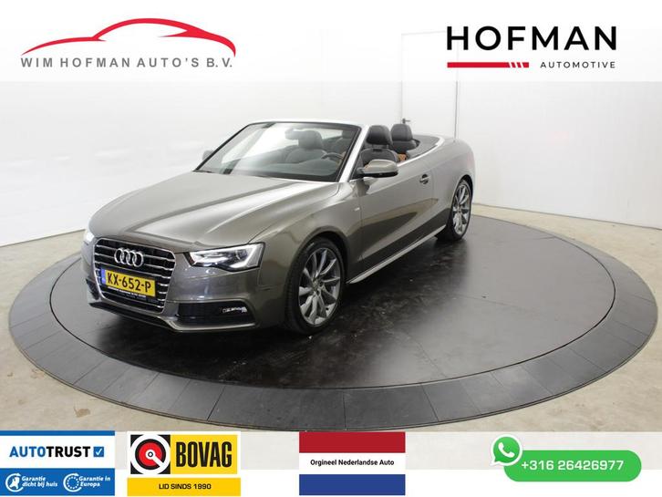 Audi A5 Cabriolet 1.8 TFSI 2x S-Line Vol Leder Camera B&O Na, Auto's, Audi, Bedrijf, Te koop, A5, ABS, Achteruitrijcamera, Airbags