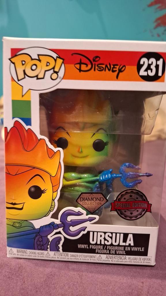 Ursula Diamond Funko Pop! Disney 231, Verzamelen, Poppetjes en Figuurtjes, Zo goed als nieuw, Ophalen of Verzenden