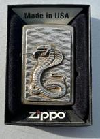 Vintage green eyed cobra ZIPPO aansteker, Verzamelen, Ophalen of Verzenden, Gebruikt, Aansteker