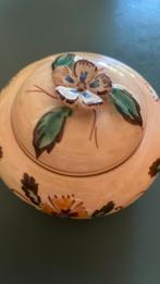 Leuk oud potje met deksel gaaf 12 cm doorsnee, Antiek en Kunst, Curiosa en Brocante, Ophalen of Verzenden