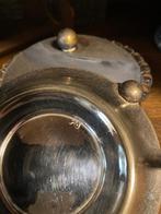 Verzilverd schaaltje met  glazen bakje, Ophalen of Verzenden