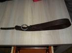riem/ ceintuur bruin met glim steentjes in de gesp (L11), Ophalen of Verzenden, Gedragen, Bruin, Tailleriem