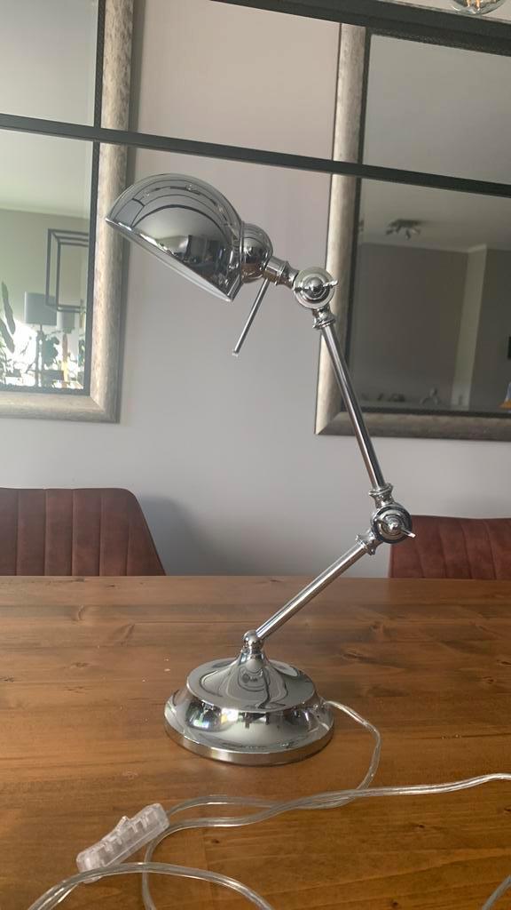 Tafellamp bureaulamp Dex, Huis en Inrichting, Lampen | Tafellampen, Zo goed als nieuw, Minder dan 50 cm, Metaal, Ophalen
