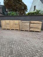 Houten kratten kisten voor haardhout, opslag of verhuizen, Doe-het-zelf en Verbouw, Kratten en Dozen, Ophalen, 100 cm of meer