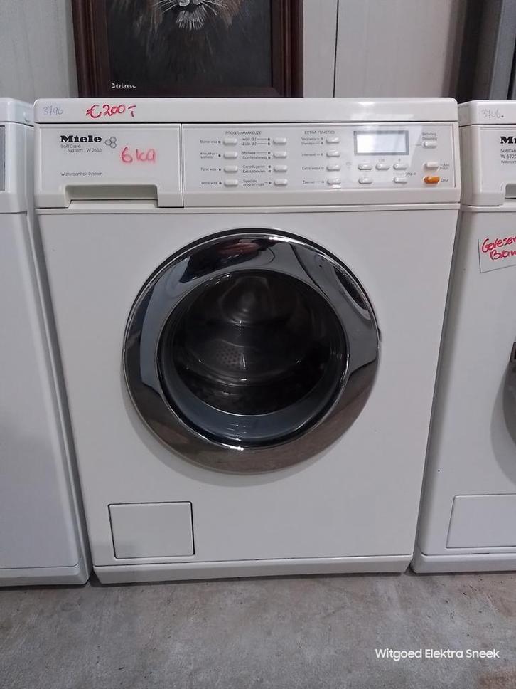 Miele w 2653 wasmachine, 3 maand garantie 3796, Witgoed en Apparatuur, Wasmachines, Refurbished, Voorlader, 4 tot 6 kg, Minder dan 85 cm