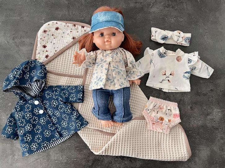 Pakket nieuwe poppenkleding voor pop 34cm. excl. pop, Kinderen en Baby's, Speelgoed | Poppen, Nieuw, Babypop, Ophalen of Verzenden