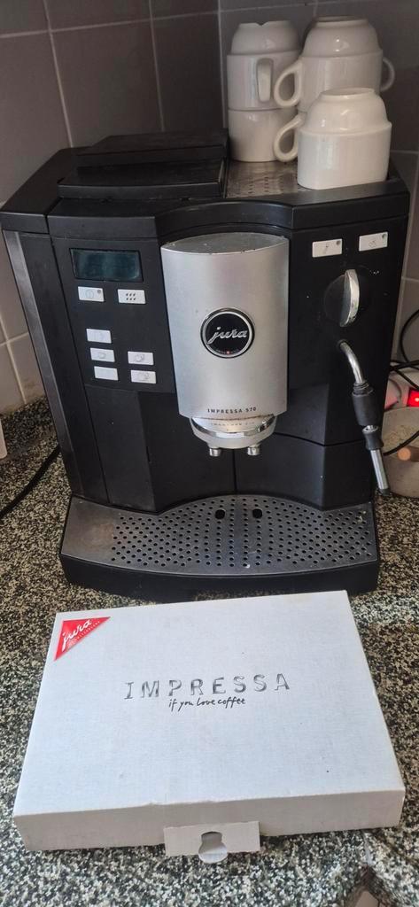 Jura Impressa S70 Koffiemachine - Gebruikt, Witgoed en Apparatuur, Koffiezetapparaten, Gebruikt, Koffiebonen, Koffiemachine, 2 tot 4 kopjes