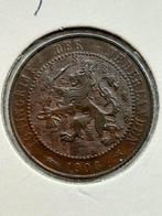 Nederland. Wilhelmina. 2,5 cent 1906. FDC, Ophalen of Verzenden, Koningin Wilhelmina, Overige waardes, Losse munt