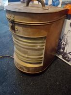 Vintage Hea Light Scheepslamp Messing, Antiek en Kunst, Antiek | Lampen, Ophalen