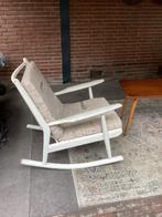 Retro Scandinavische Schommelstoel Jaren 60, Tuin en Terras, Ophalen of Verzenden, Gebruikt, Hout