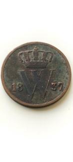 1837 Willem I 1 Cent - Zeldzame Munt, Ophalen of Verzenden, Koning Willem I, 1 cent, Losse munt