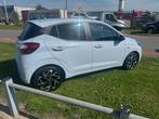 Hyundai I10 1.0 T-GDI N-Line 5-zits CARPLAY/STOELVERW/STUURV, Stof, Gebruikt, Blauw, Origineel Nederlands