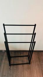 Vrijstaand handdoekenrek zwart, Ophalen, Zo goed als nieuw, Zwart