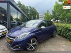 Peugeot 208 1.2 PureTech Première, pano dak, Leer, JBL, Tre, Voorwielaandrijving, Gebruikt, Blauw, Leder