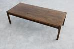 vintage salontafel | tafel | jaren 60 | wenge, Huis en Inrichting, Tafels | Salontafels, Gebruikt, 100 tot 150 cm, Verzenden, .