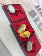 3x vintage horloge zakhorloge zakhorloges zak pocket watch, Ophalen of Verzenden