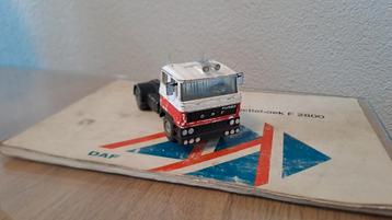 DAF F2800 Turbo, Solido en instructieboek beschikbaar voor biedingen
