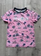 We tshirt Los Angeles roze met palmbomen maat 134/140, Gebruikt, WE, Ophalen of Verzenden, Shirt of Longsleeve