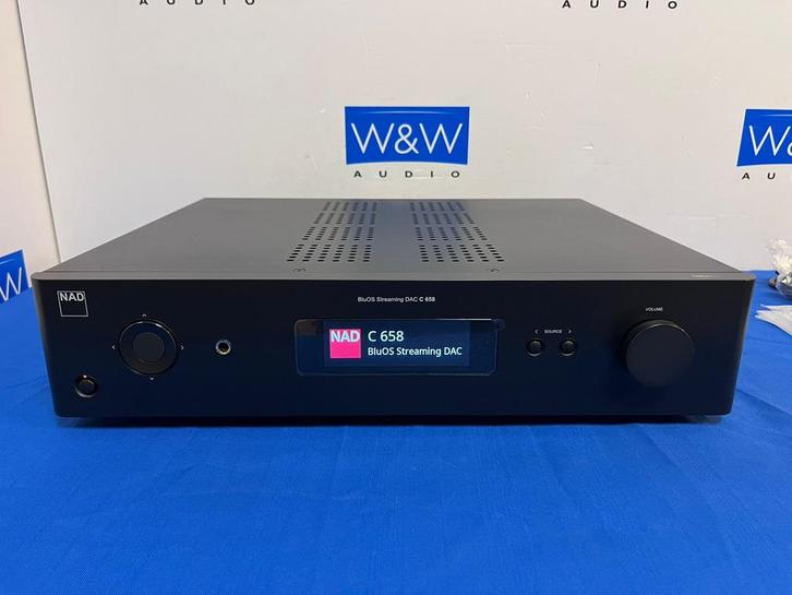 NAD C 658 BluOS Streaming DAC, Audio, Tv en Foto, Versterkers en Receivers, Gebruikt, Stereo, Minder dan 60 watt, Overige merken