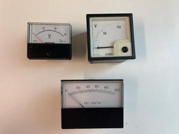 DC Volt meter spanningsmeter gelijkspanning beschikbaar voor biedingen