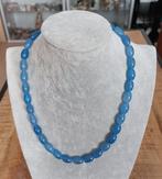 Agaat collier, Blauw, Nieuw, Ophalen of Verzenden, Steen of Mineraal