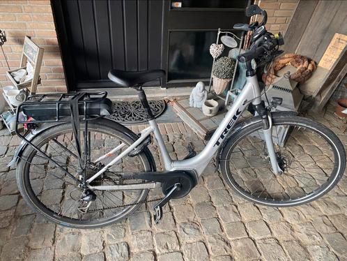 Trek damesfiets, Fietsen en Brommers, Elektrische fietsen, Zo goed als nieuw, Overige merken, 50 km per accu of meer, Ophalen