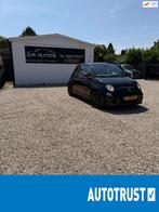 Fiat 500 1.4 T-Jet Abarth Custom Zeer goed onderhouden!, Voorwielaandrijving, Gebruikt, 4 cilinders, Zwart