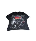 Vintage 1990s KISS Rare All-Over Print Tour Concert T-Shirt, Vintage, Vintage, Ophalen of Verzenden, Zo goed als nieuw