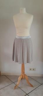 Gestreepte rok, Kleding | Dames, Rokken, Maat 38/40 (M), Beige, Ophalen of Verzenden, Gedragen