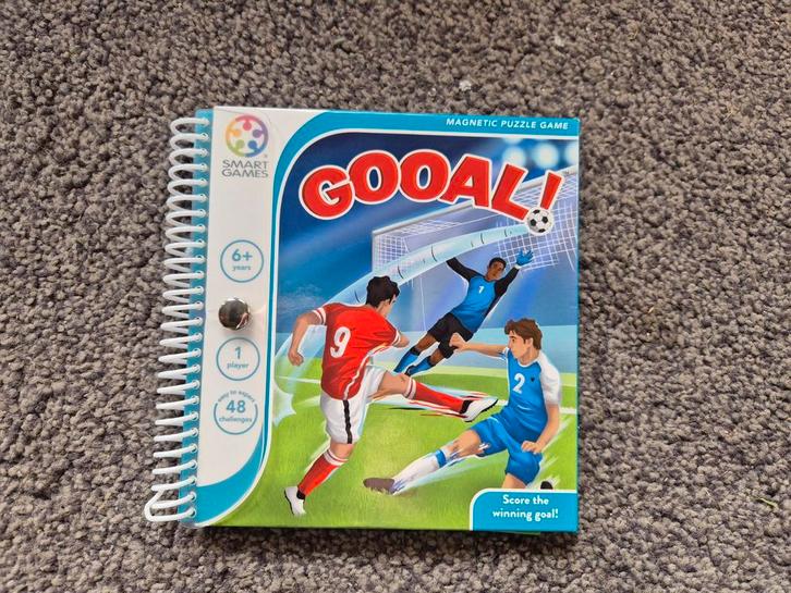 Smart Games Goal! Magnetische Puzzel, Hobby en Vrije tijd, Denksport en Puzzels, Zo goed als nieuw, Puzzelboek, Minder dan 500 stukjes