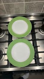 Dinerborden Dibbern groen, Huis en Inrichting, Ophalen, Gebruikt, Overige stijlen, Bord(en)
