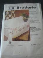 ontbijtlaken om te borduren, Hobby en Vrije tijd, Ophalen of Verzenden, Nieuw, Handborduren, Borduurpakket