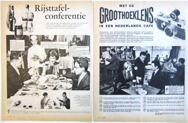4 vintage advertenties reclames van Bier 1960, Ophalen of Verzenden, Gebruikt, Overige typen