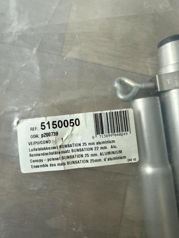 SUNSATION Luifelstokken 25mm Aluminium - Zo Goed Als Nieuw beschikbaar voor biedingen