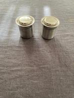 Rosle rvs kruidenpotjes 2 stuks met RVS dekseltje, Verzenden, Nieuw