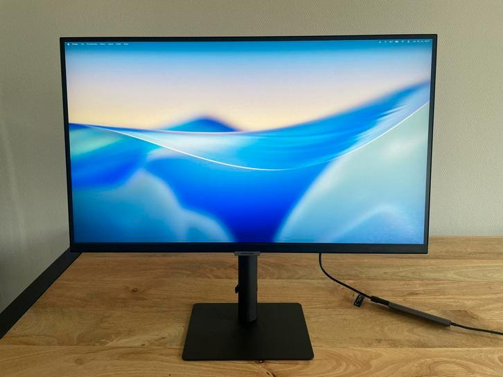 Samsung 2560x1440 QHD monitor, Computers en Software, Monitoren, Zo goed als nieuw, 61 t/m 100 Hz, HDMI, IPS, Quad HD (2K), 3 tot 5 ms