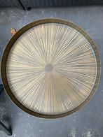 PTDM Rond Dienblad mat goud, Overige materialen, Schaal, Rond, Ophalen of Verzenden